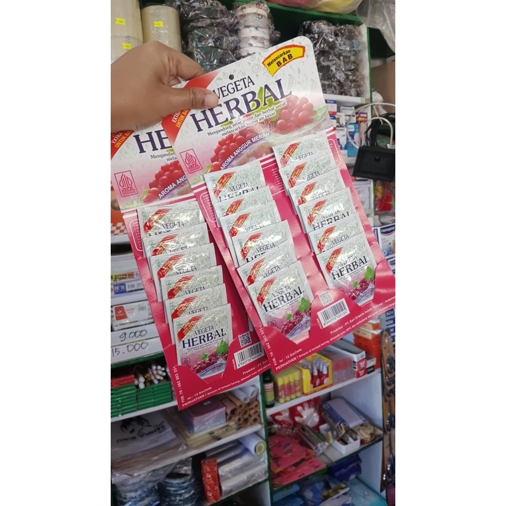 Vegeta Herbal Minuman Herbal Melancarkan BAB