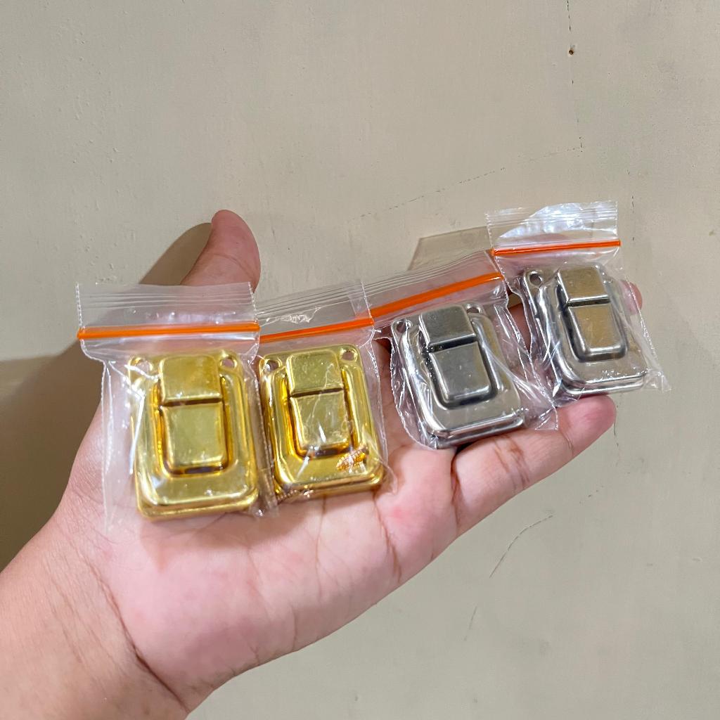 KLEM PENGAIT JEPIT LACI KOPER SANGKAR KOTAK GOLD & SILVER BOX SEKRUP KUNCI KOPER LACI TEBOK SLOROKAN