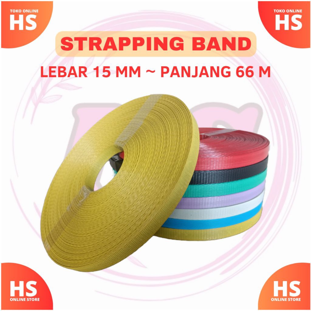 [KUNING] STRAPPING BAND / TALI PETI ECERAN 1 KG