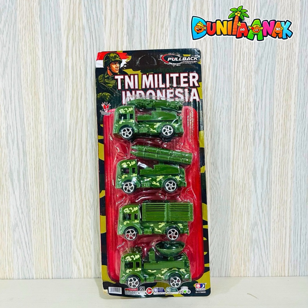 MAINAN SET MOBIL TNI MILITER INDONESIA