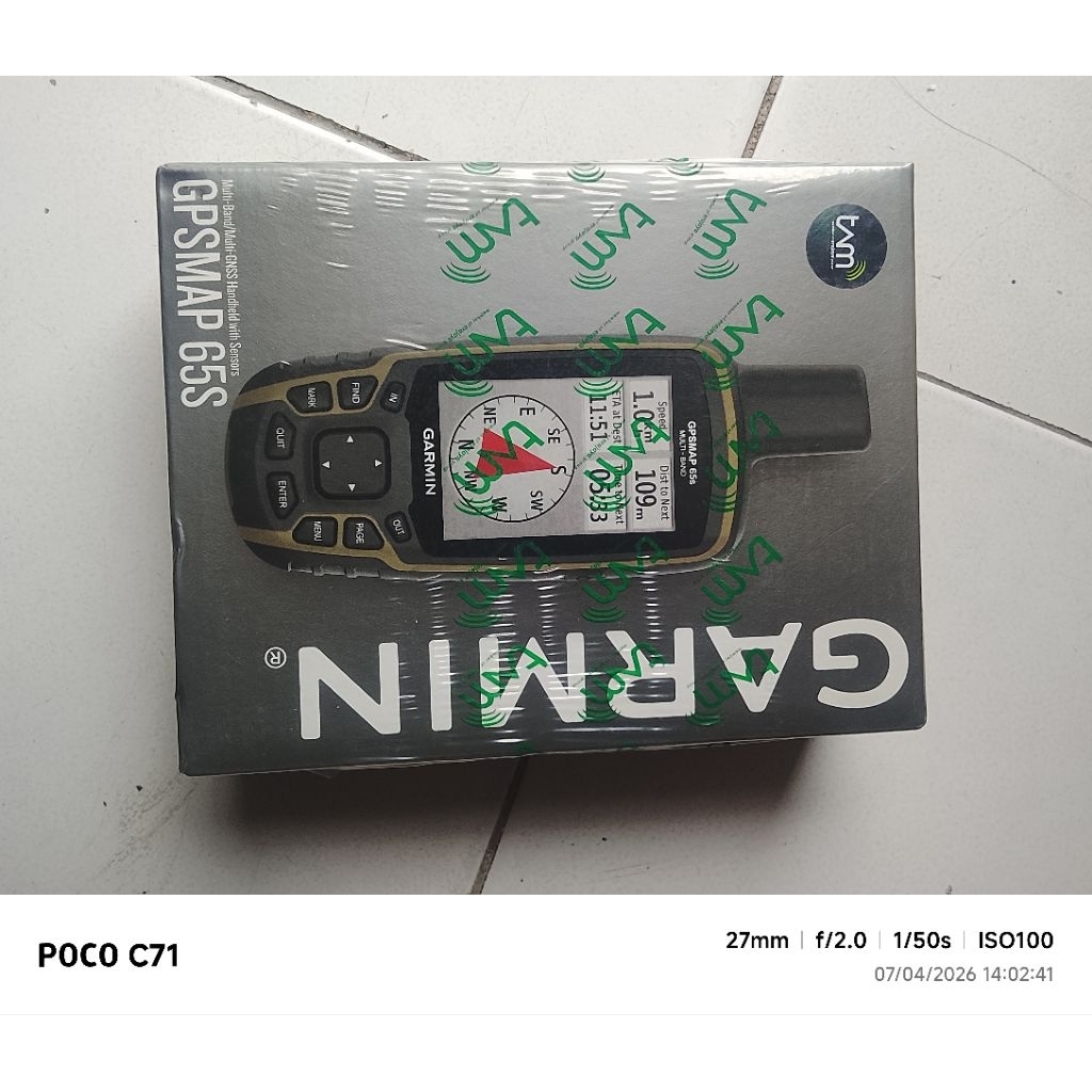 Garmin Gps 65s multi-band new garansi TAM segel