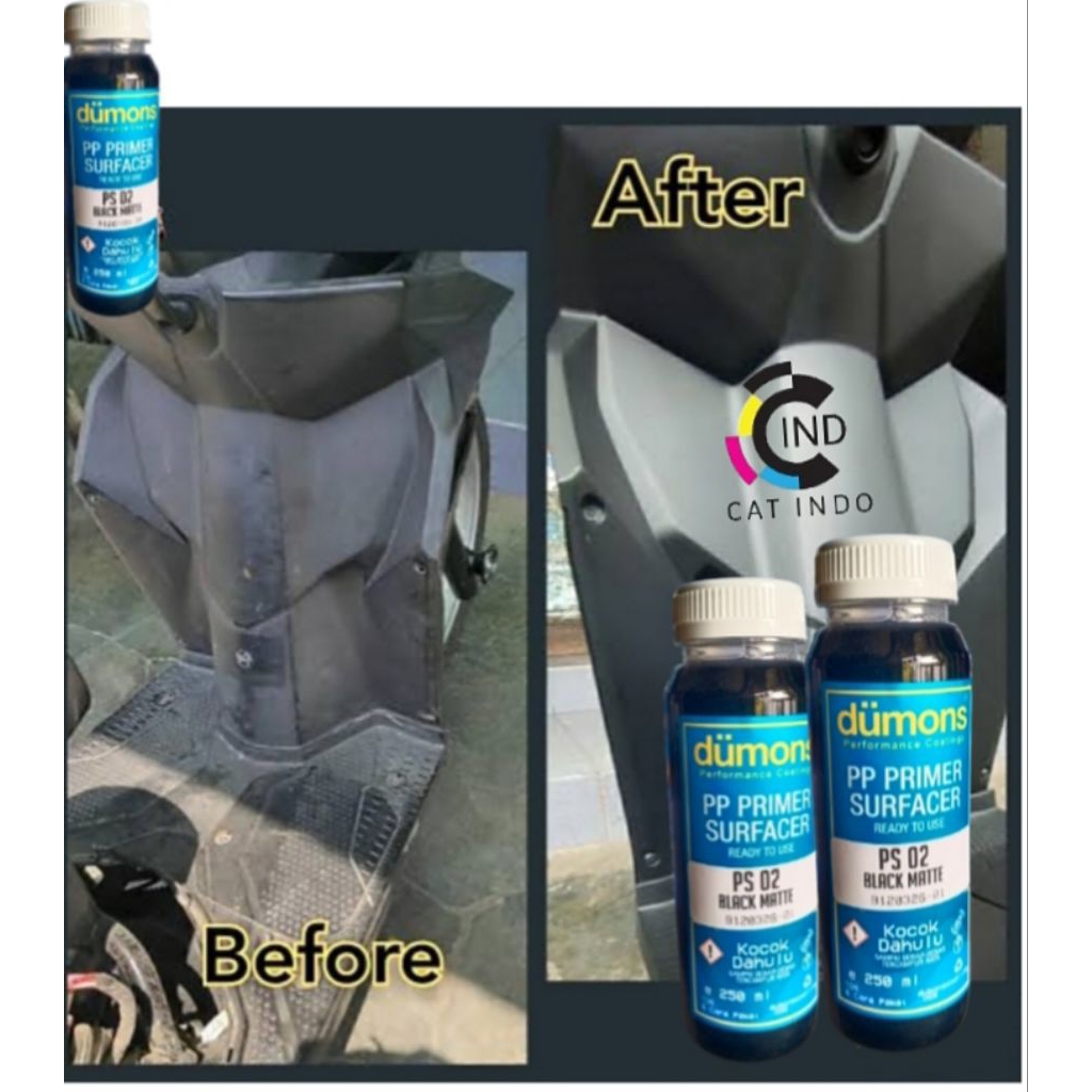 Epoxy Plastik Primer (PP Primer) 250Ml BLACK MATTE