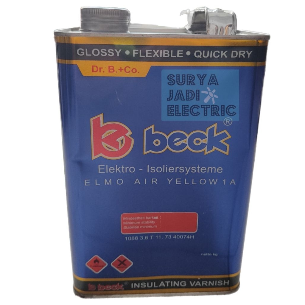 Insulating Dr Beck Kecil Varnish Serlak Sirlak 1 Kaleng -+ 2 Liter