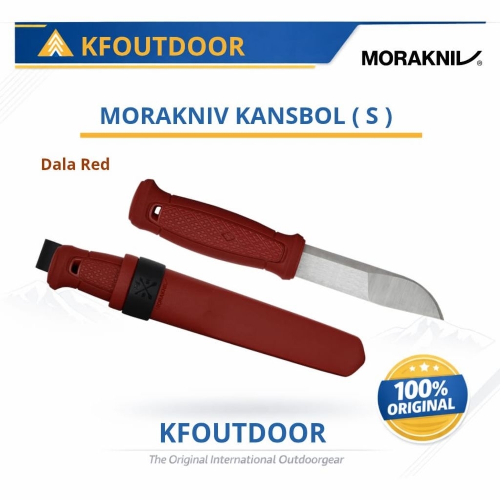 Pisau Outdoor Morakniv - Kansbol Stanless Steel - Made In Swedia
