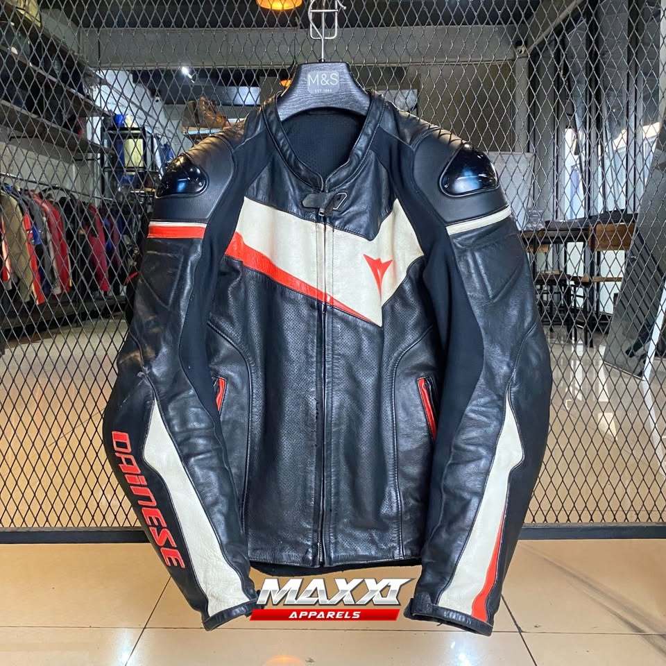 Jaket motor Dainese | Jaket kulit pria | Jaket touring pria