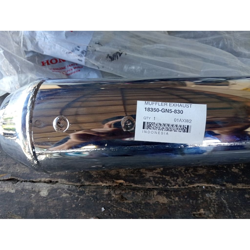 knalpot astrea grand grand original baru ahm stok lama