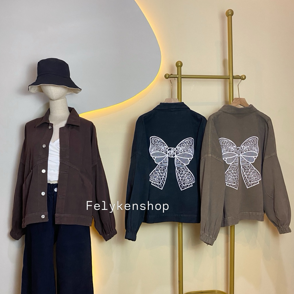 Jaket Jeans Wanita Jumbo Oversize Jacket Jins Levis Cewek Remaja Jaket Jens Cewe Kekinian Murah Terb