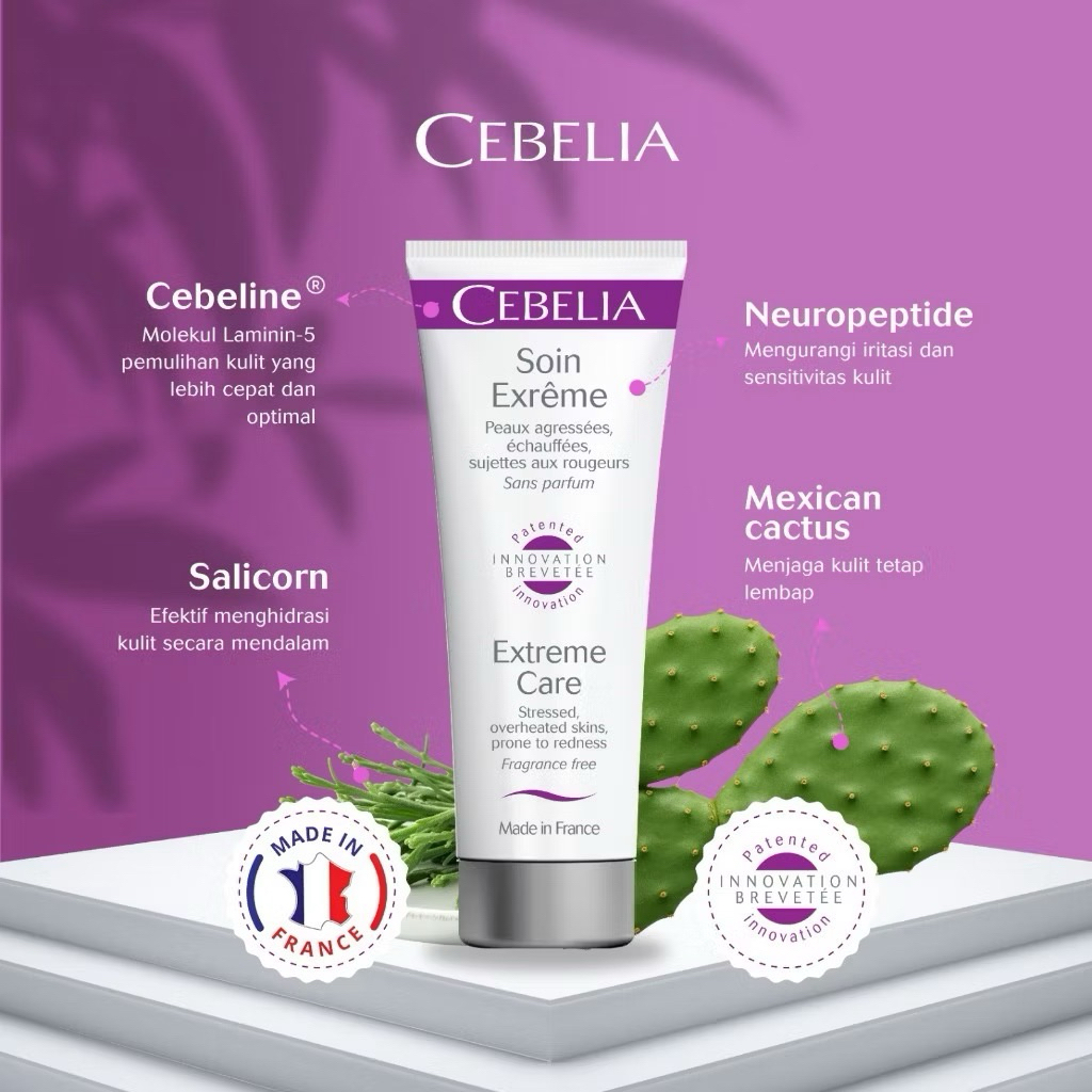 cebelia extreme care cream - cream anti iritasi post laser , anti inflamasi, sensitiv, sunburn