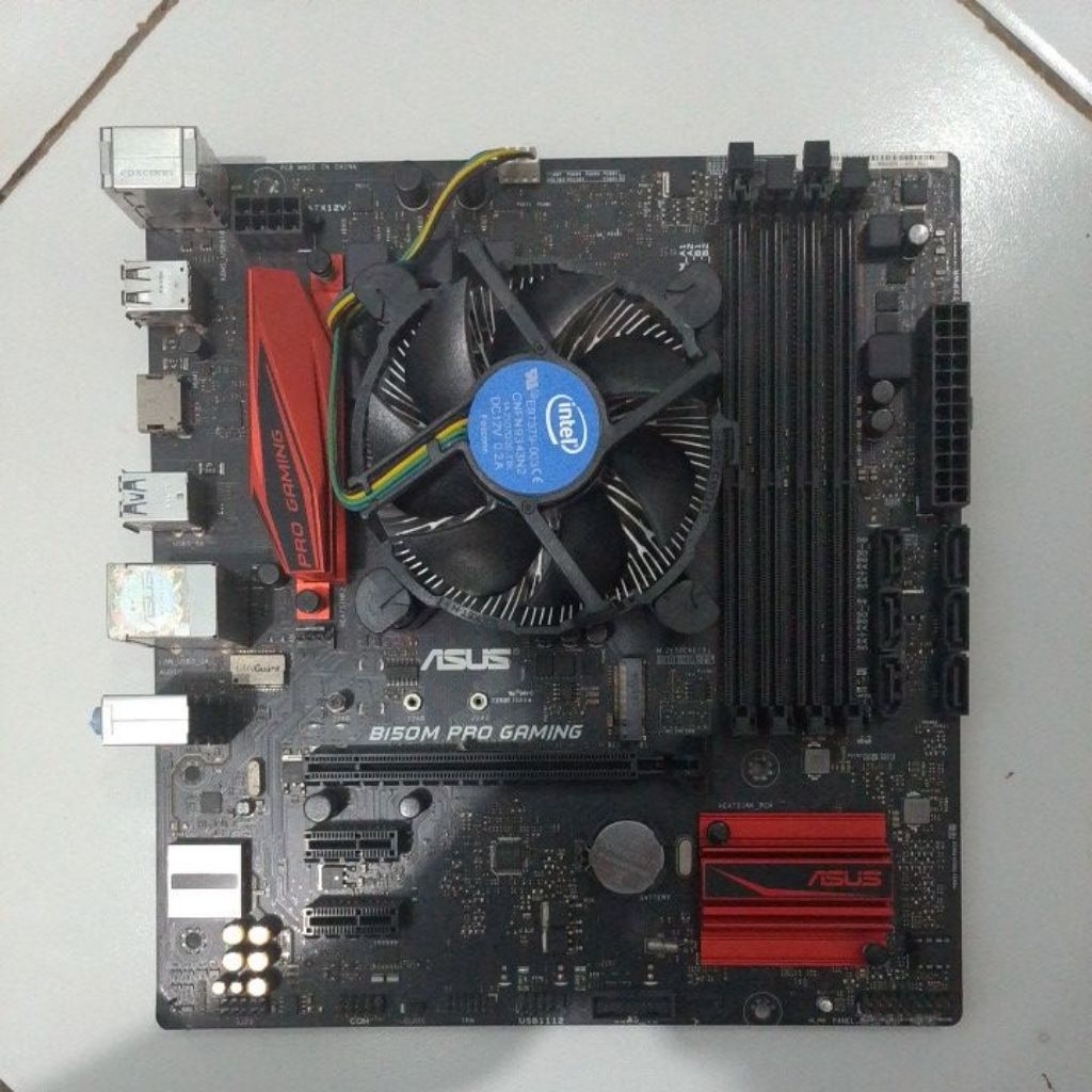 Motherboard Asus B150M Pro Gaming + Core i3 9100F + Ram 8GB DDR4 2400Mhz 1 Keping