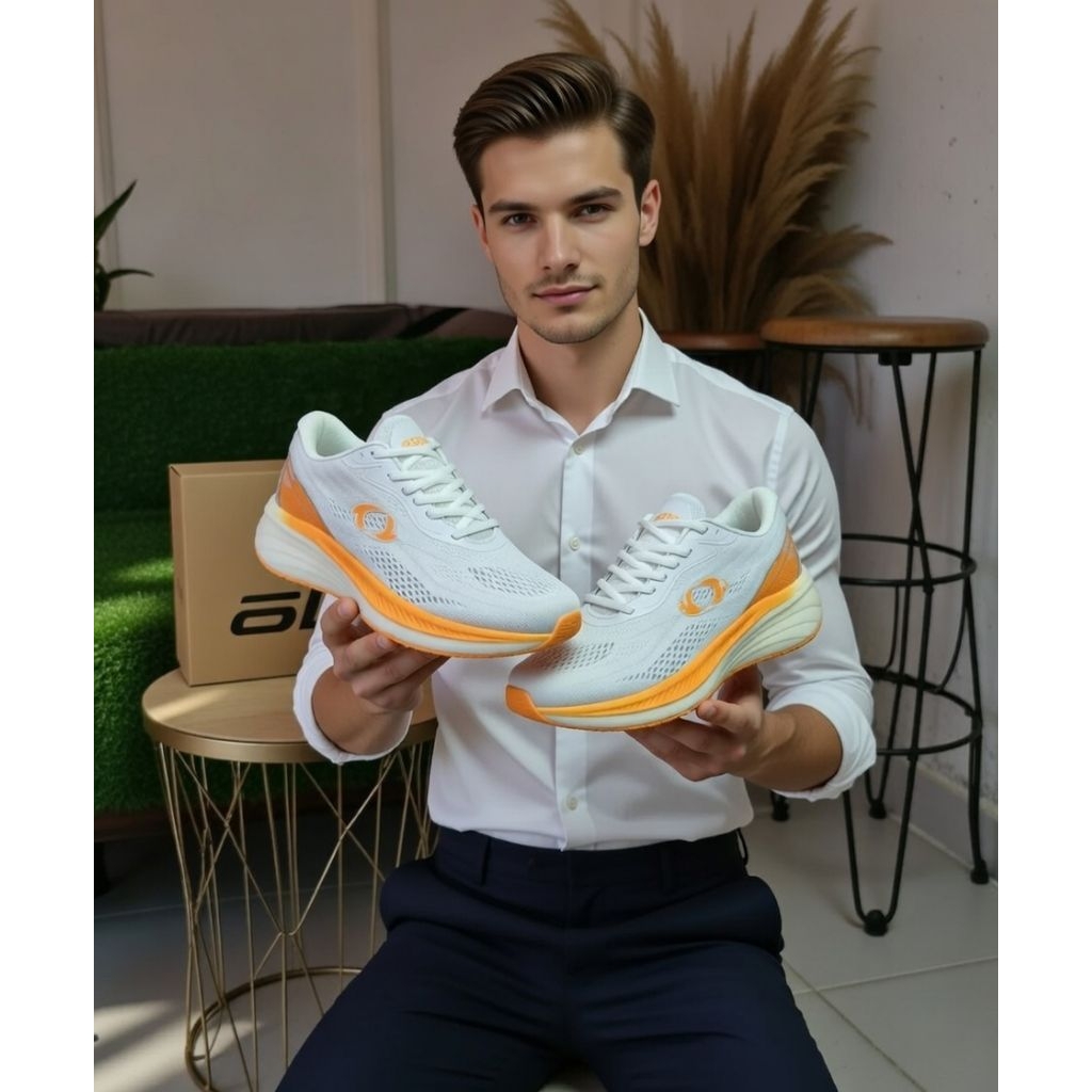 Sepatu astec pria original BNIB sepatu astec sepatu joging pria reebok