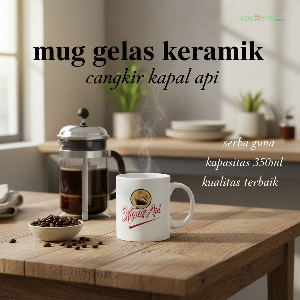 Mug - Gelas - Cangkir Keramik Kopi Kapal Api