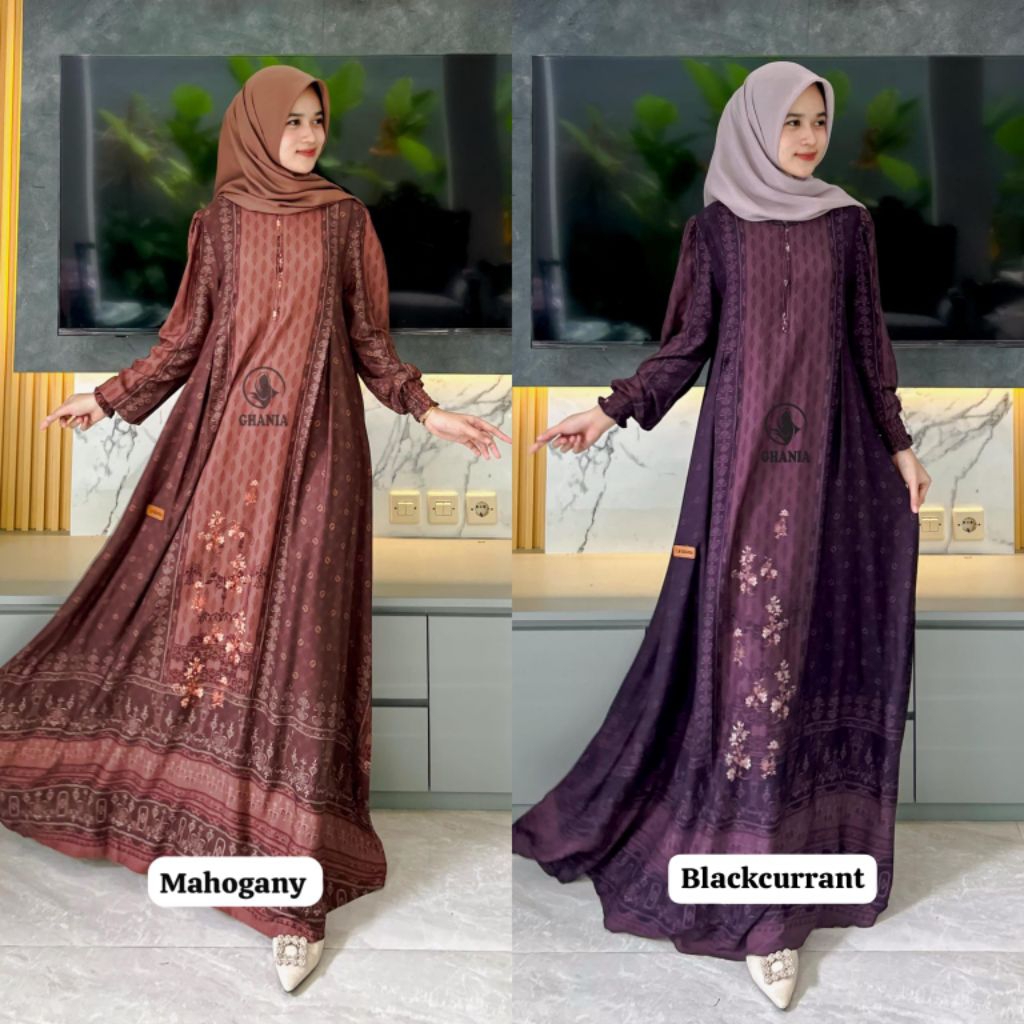 GAMIS FITRI BY GHANIA COLLECTION TERBARU ORI BEST SELLER