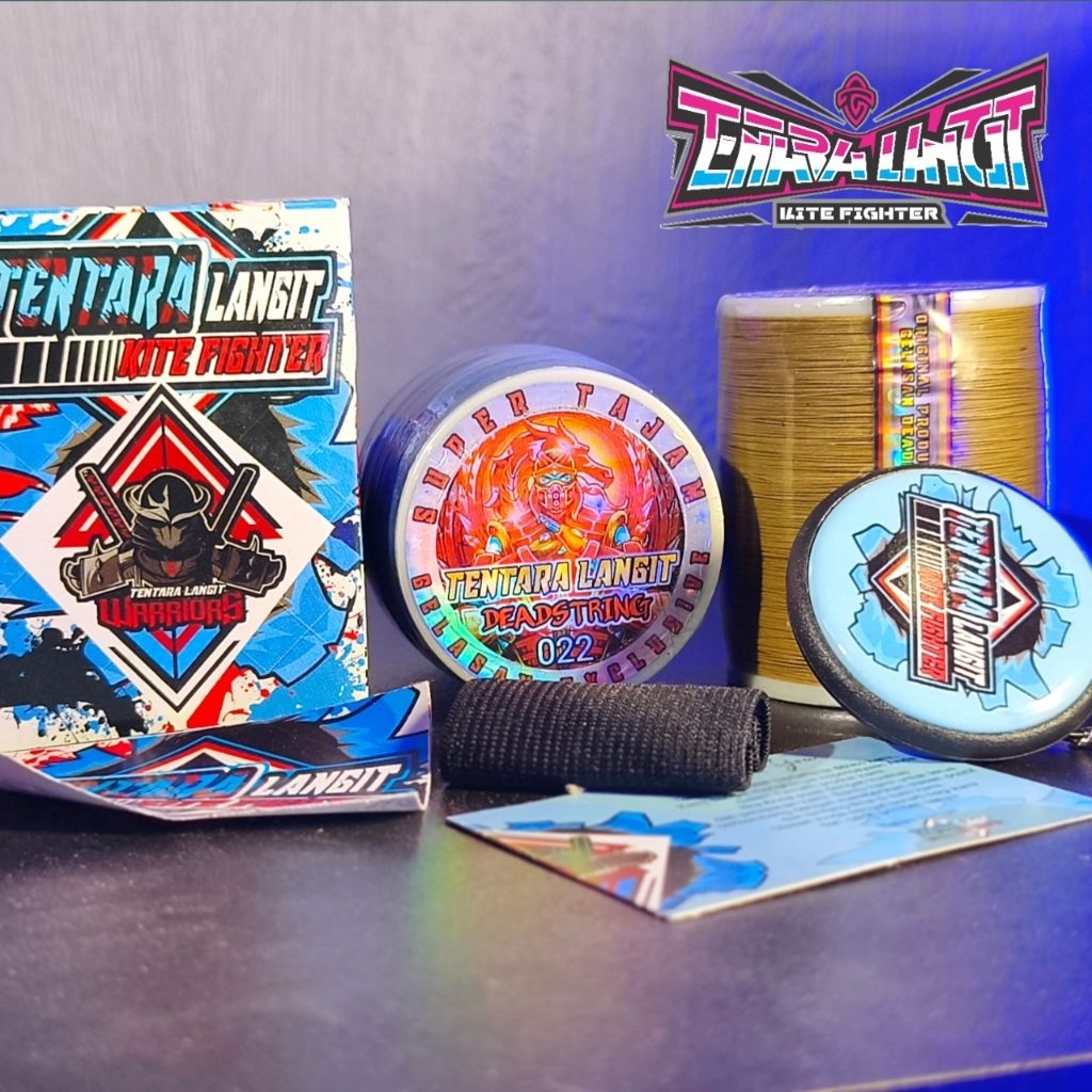 GELASAN JEPRET MATOT LAYANGAN TENTARA LANGIT DEADSTRING BAHAN SENAR PUTIH UKURAN 022 PANJANG 2000 YA