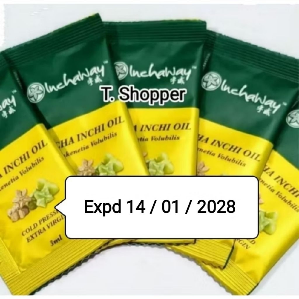 Sacha Inchi Oil Inchaway Expd 14/01/2028 ORIGINAL 100%