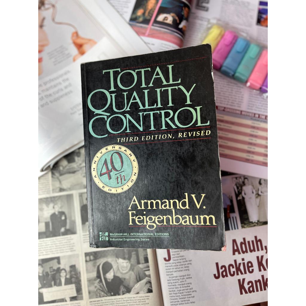 Buku Total Quality Control Third Edition Revised Armand V Feigenbaum Buku Quality Management Origina