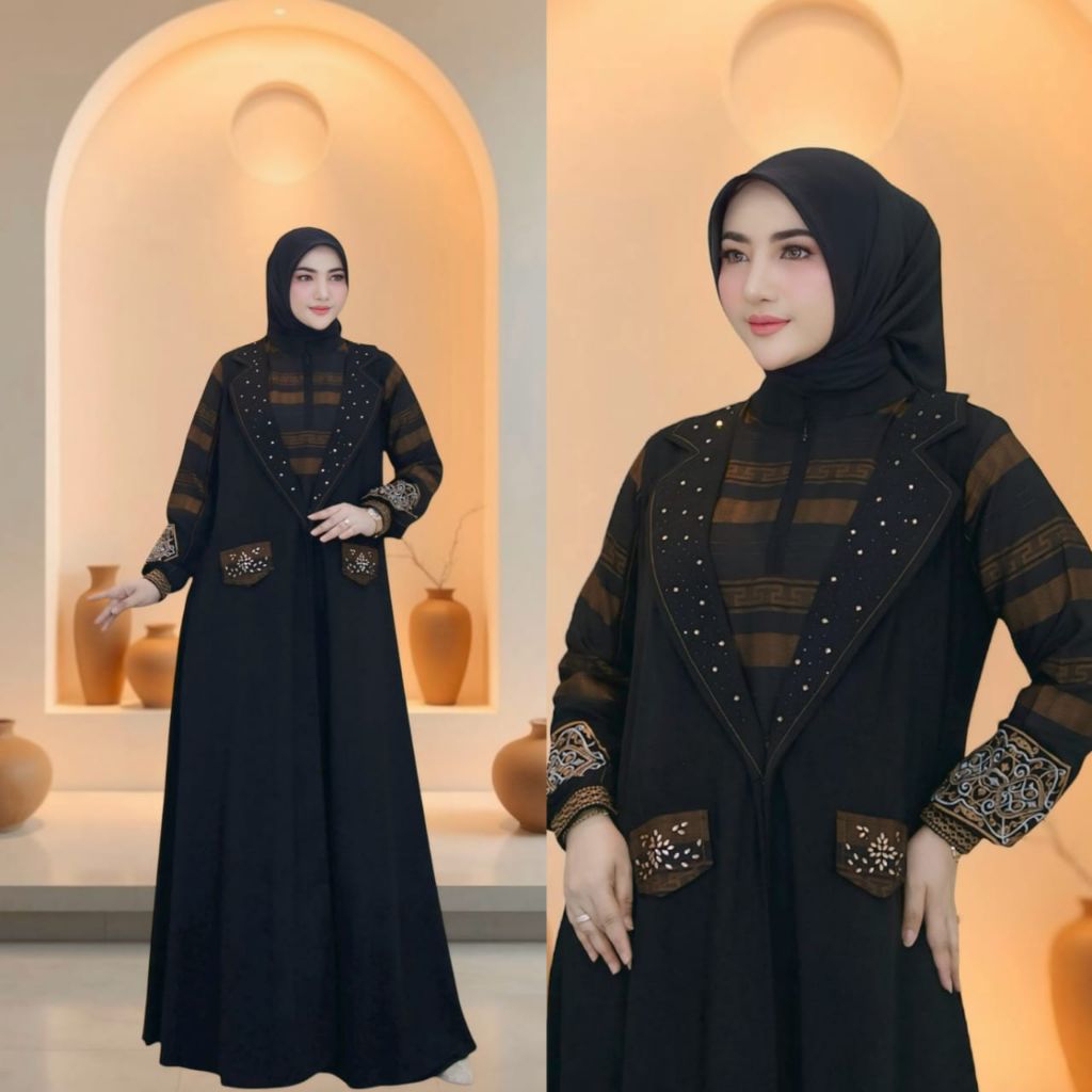 Abaya Turki Sultan Series 02 Abaya Premium Abaya Bordir ori