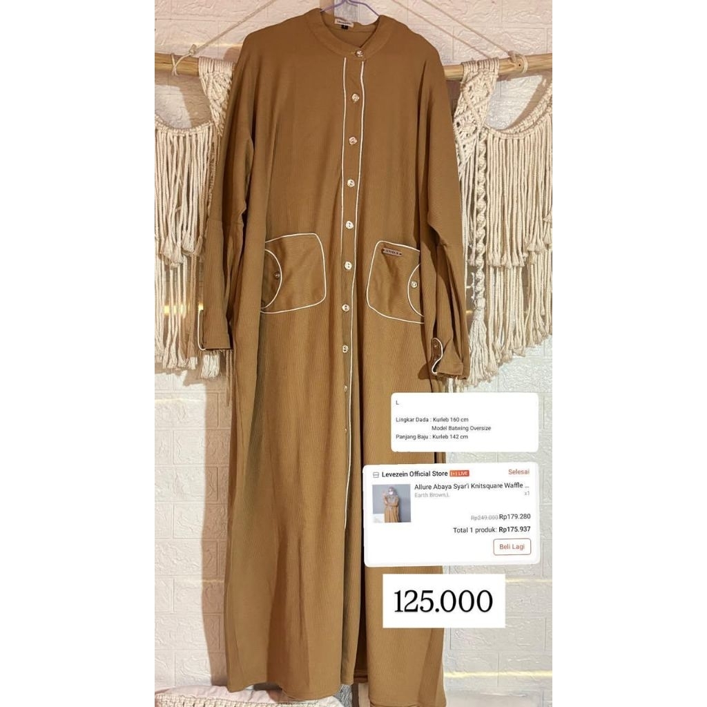 Preloved gamis Levezein