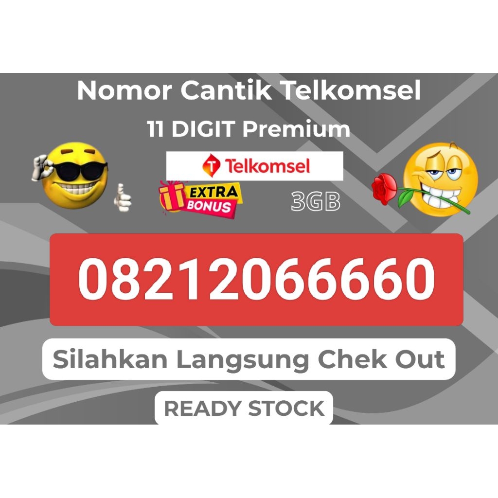 Nomor Cantik Simpati 11 Digit 3GB
