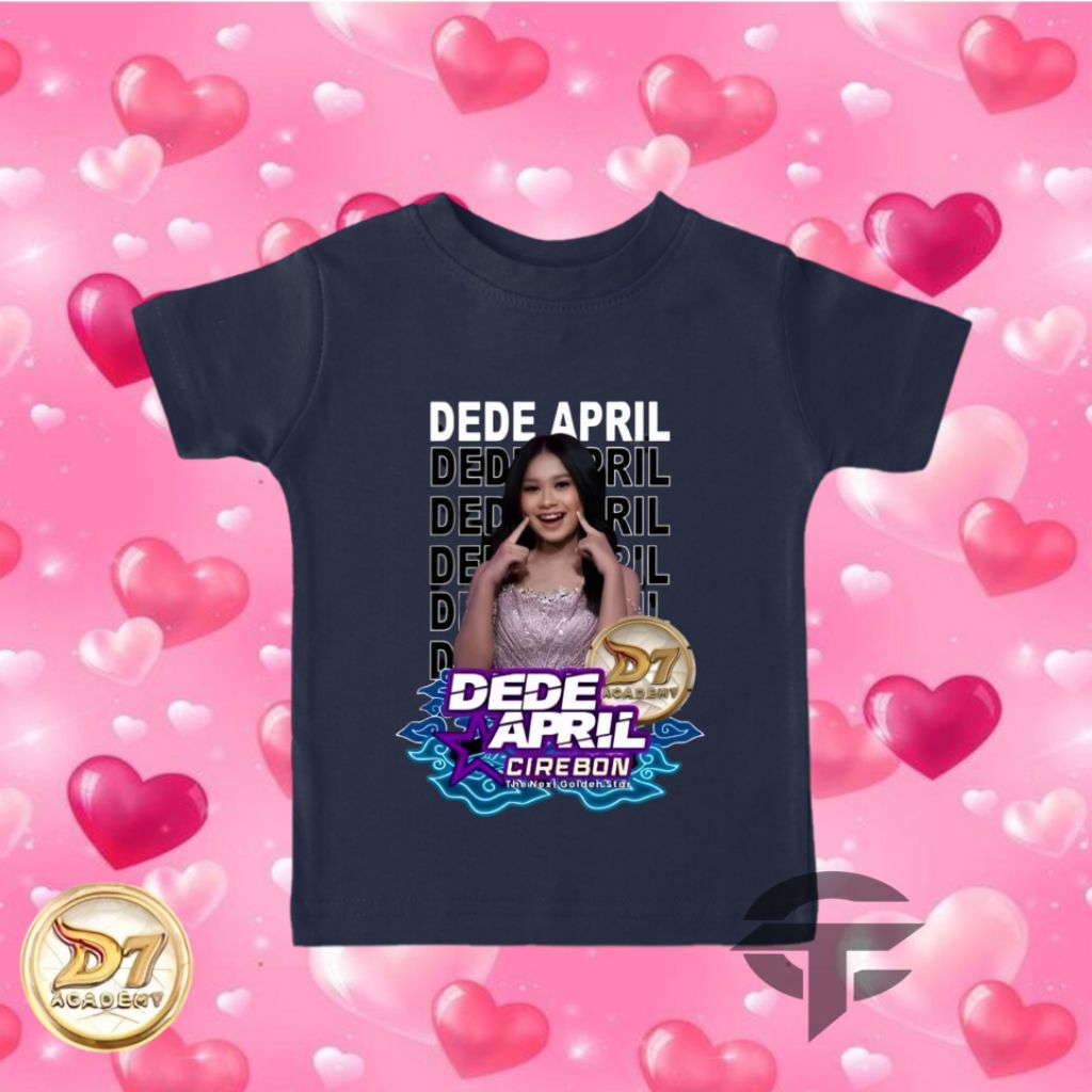 Baju Kaos Anak DEDE APRIL DANGDUT ACADEMY D7 Laki Laki perempuan