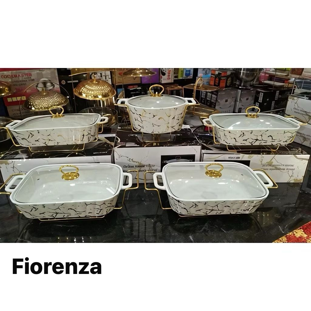 prasmanan/prancisan keramik set 5 item fiorenza 712