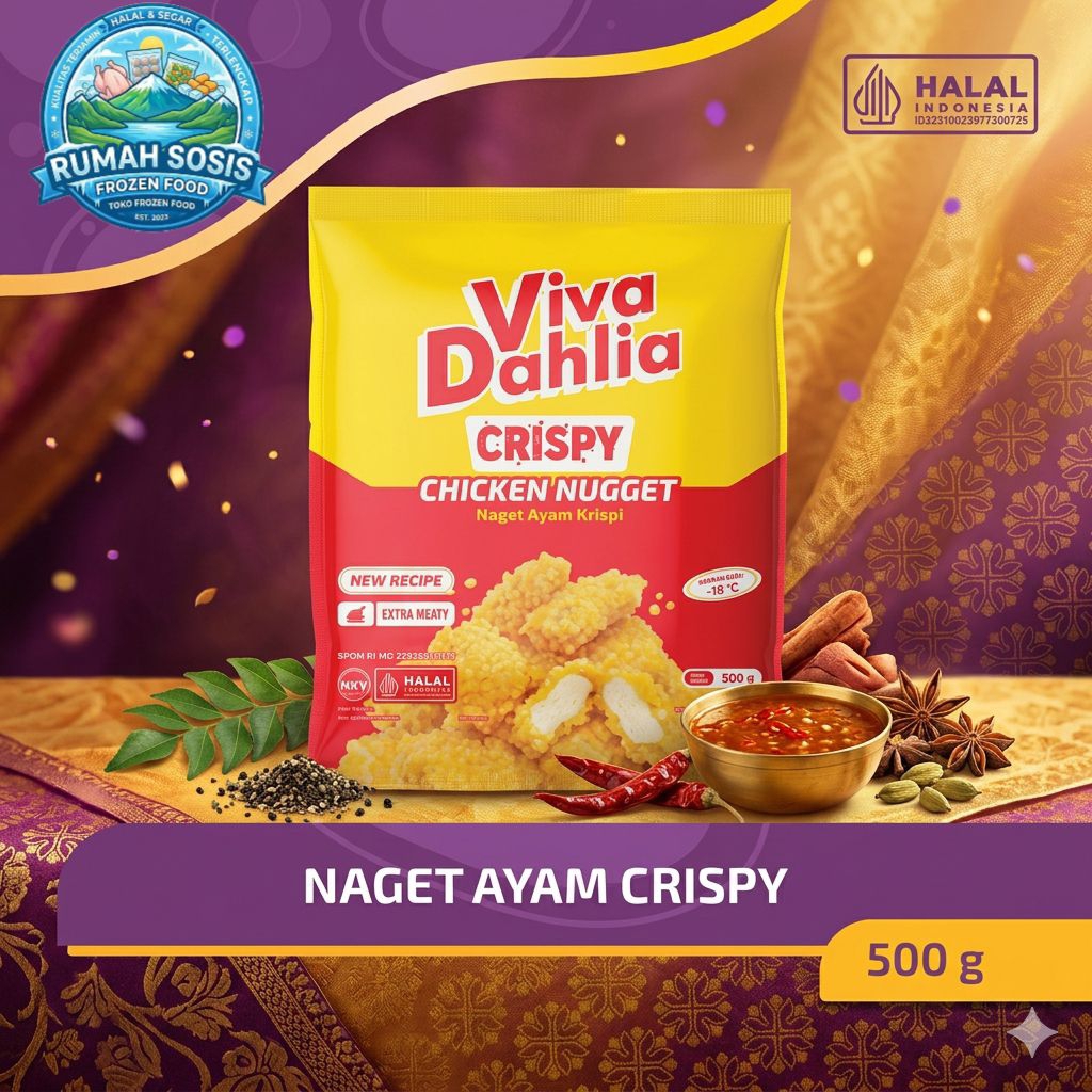 Rumah Sosis Vida nugget crispy 500gram
