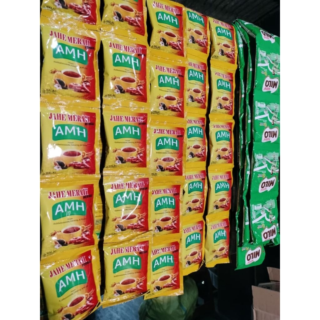 Jahe Merah Super AMH Bubuk Amanah Renteng 10 Saset