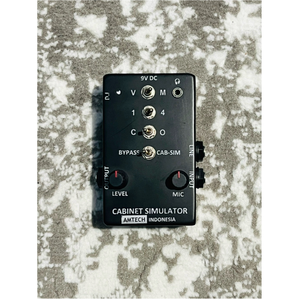 AMTECH Cabinet Simulator Pedal Efek Cabsim Gitar