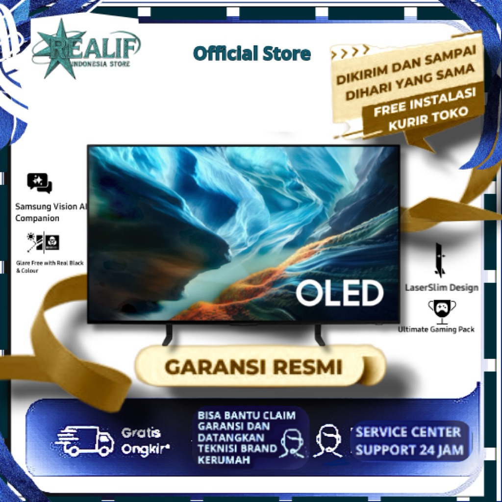Samsung QA42S90HAKXXD Smart TV 42 Inch Oled Hdr 4K144Hz - Samsung QA42S90H AKXXD 42S90H