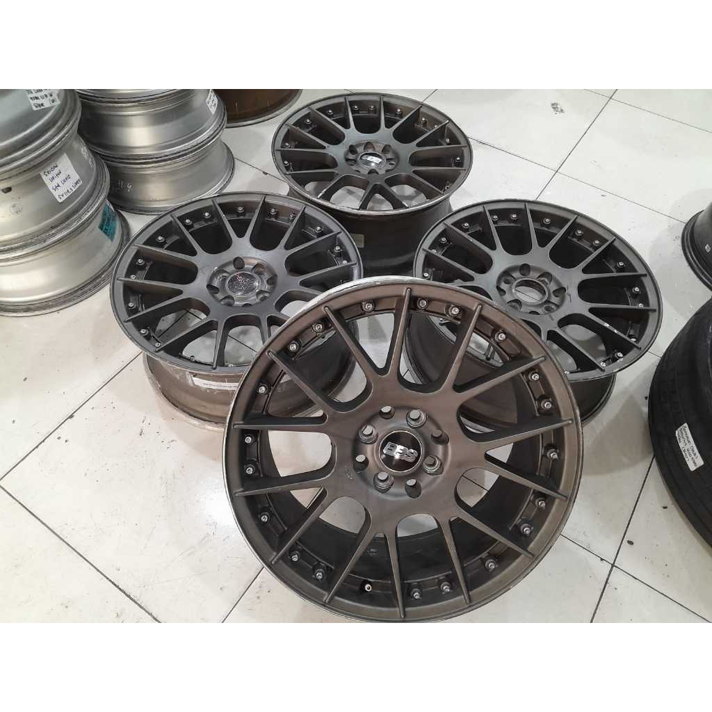 VELG MOBIL BEKAS MURAH BBS RING 17 PCD 4X100-114,3 BUAT MOBILIO JAZZ FREED KIJANG AVANZA XENIA LIVIN