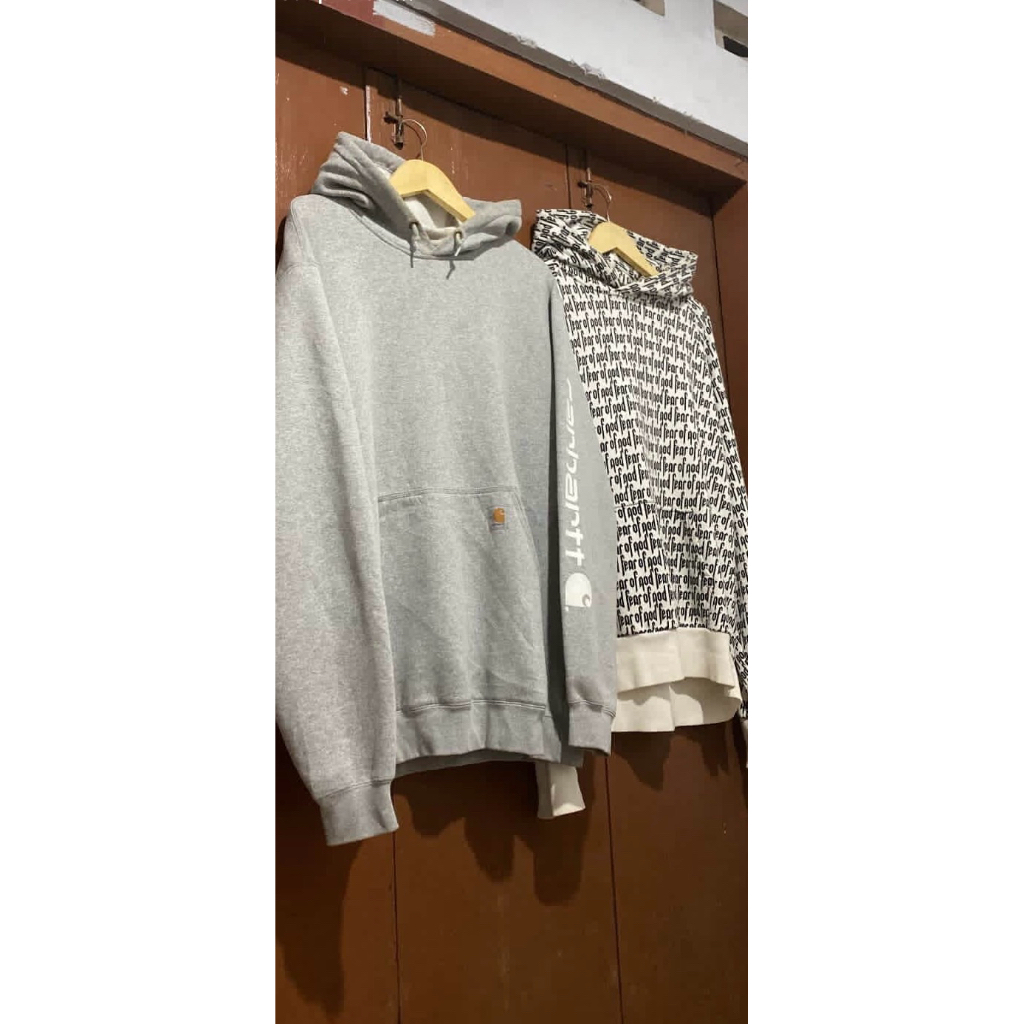 Hoodie carhartt spellout