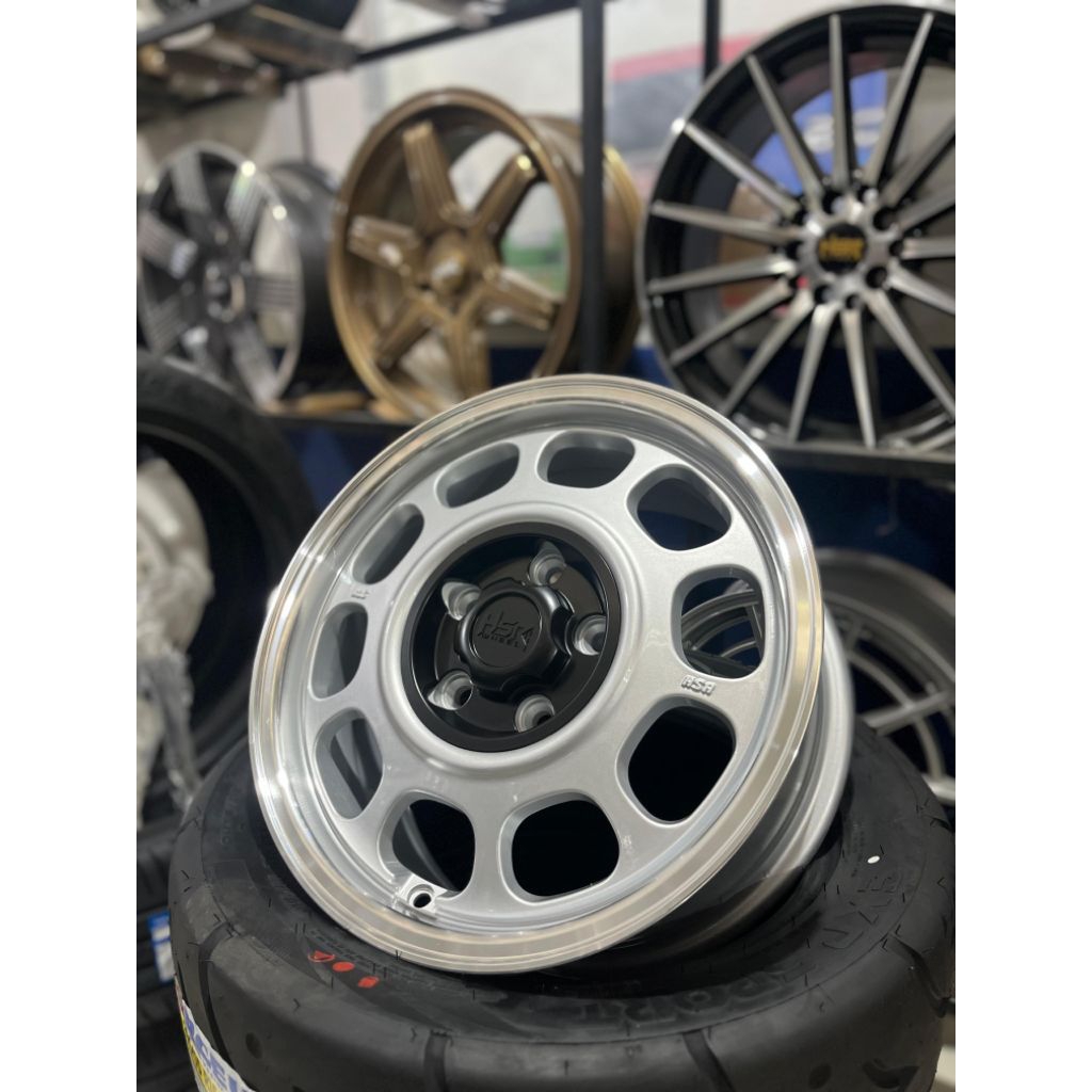 Velg HSR KLG R14 lebar 5,5 lubang 5