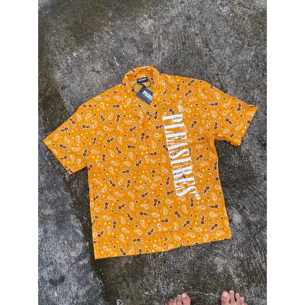 Pleasures Paisley Bandana Short Sleeve - Yellow