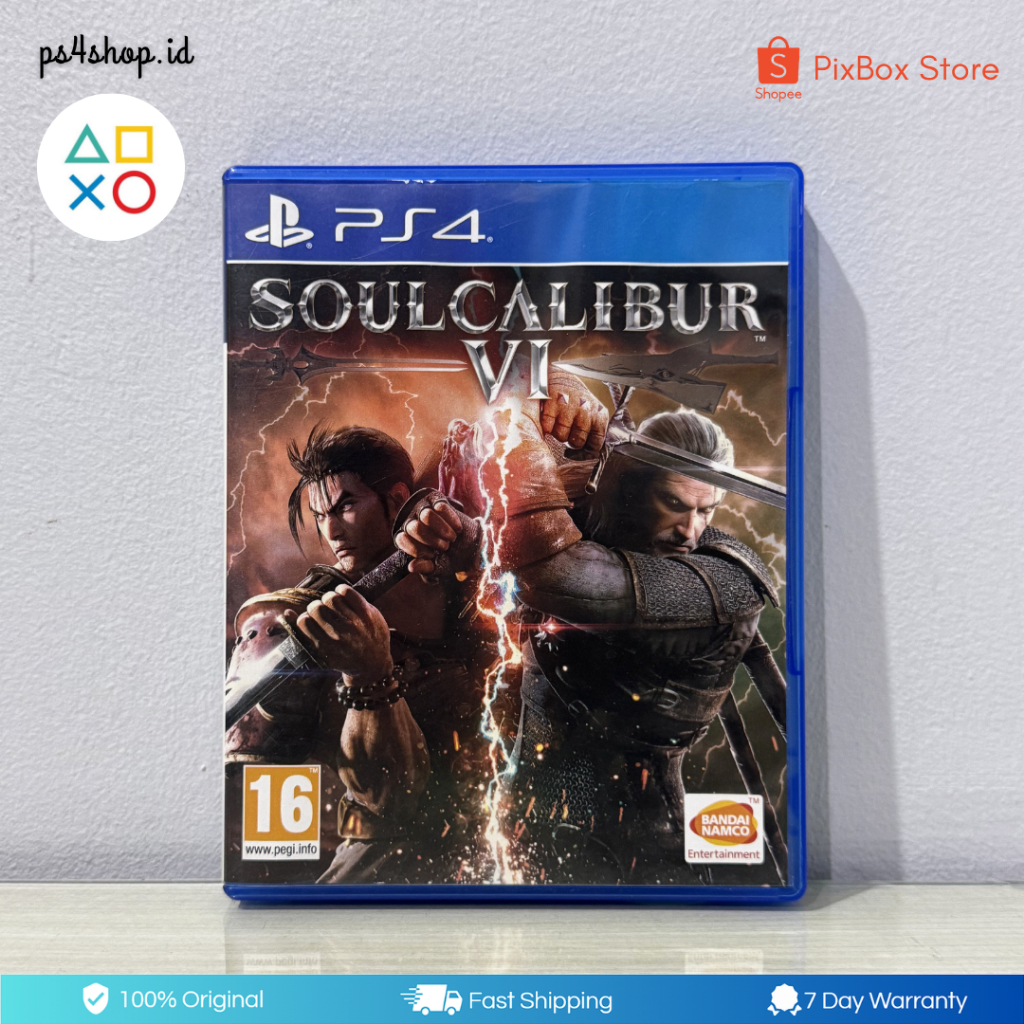 BD Kaset Soulcalibur VI PS4 Original Second Bekas | Game Disc Fighting Weapon Battle