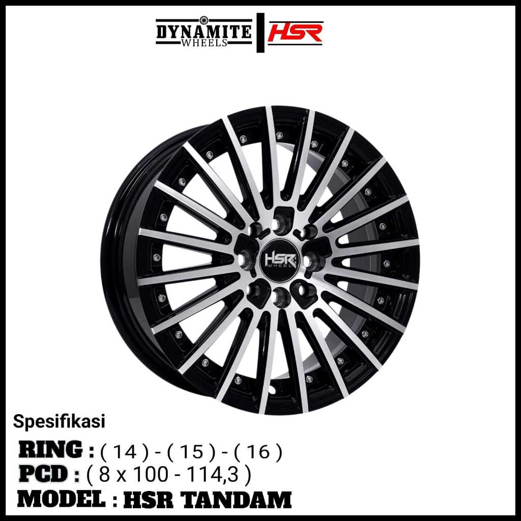 Pelek Mobil Murah Ring 15 | R16 Racing Untuk Brio Agya Ring 14
