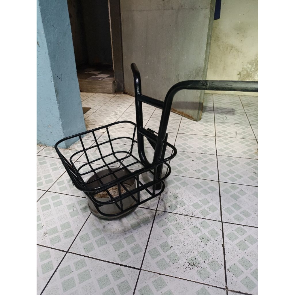 stang sepeda plus keranjang kalcer mini velo minion vintage unik