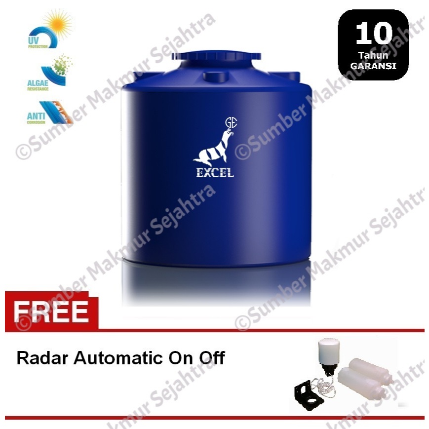 Tangki Air / Tandon / Toren Excel 1050 Liter - AL 1100 VB