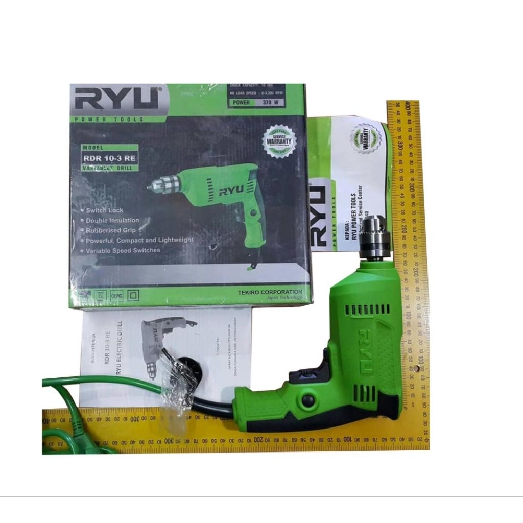 MESIN BOR LISTRIK RYU 10Mm / BOR RYU RDR 10-3RE