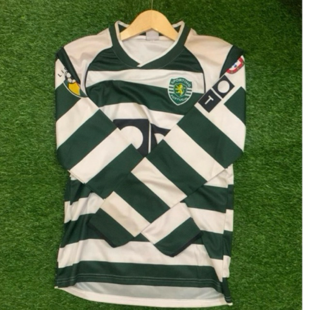 JERSEY RETRO  LONGSLEEVE SPORTING LISBON 2002/2003 GRADE AAA CLASIC
