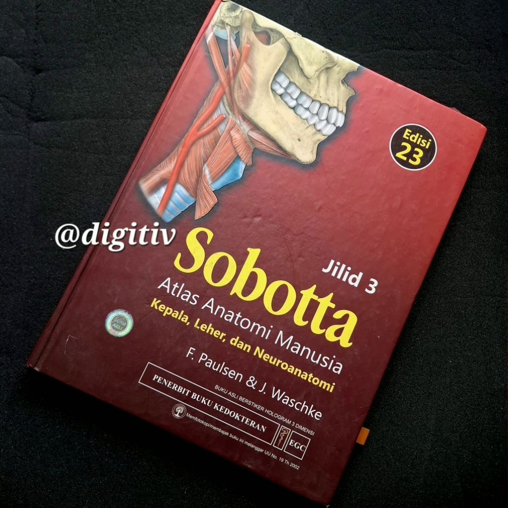 BUKU ANATOMI KEDOKTERAN [SOBOTTA JILID 3 EDISI 23]