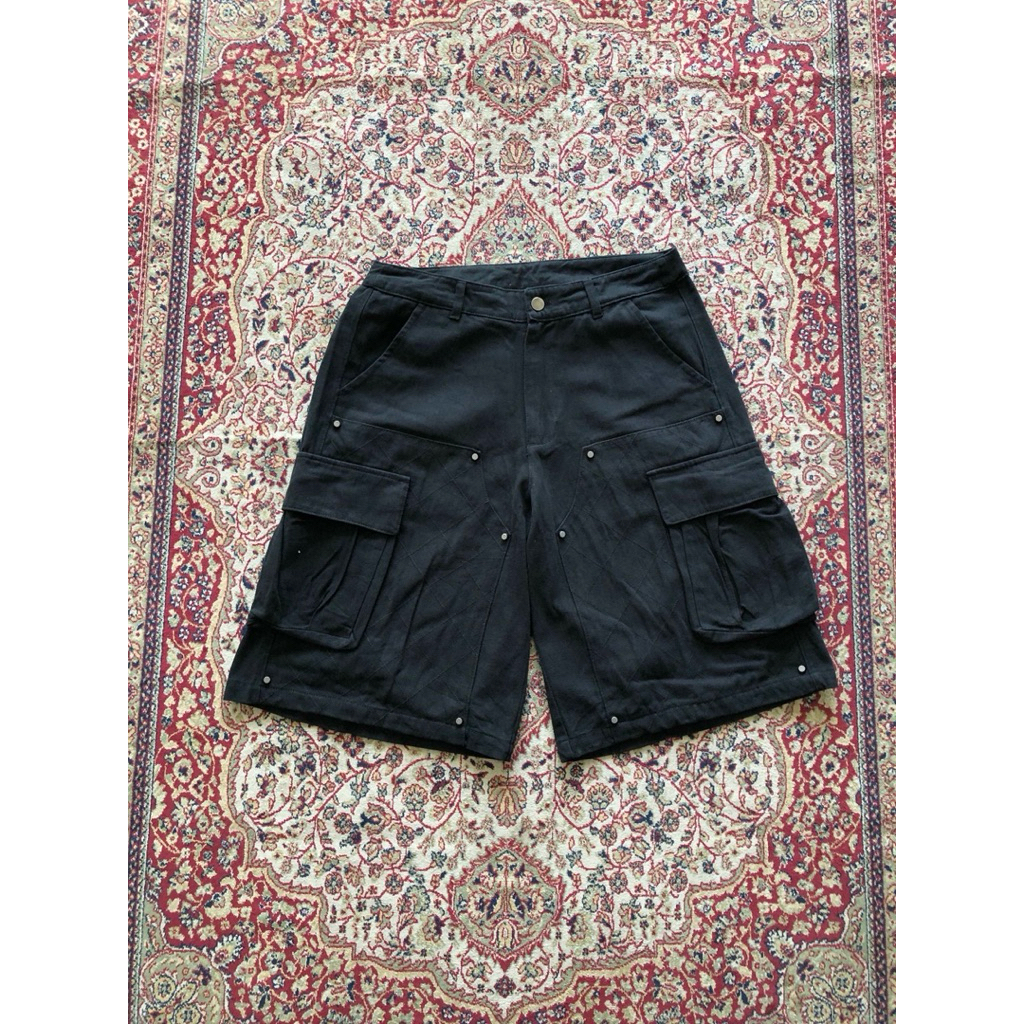 Celana Cargo short pants Vintage canvas cargo pants HI127