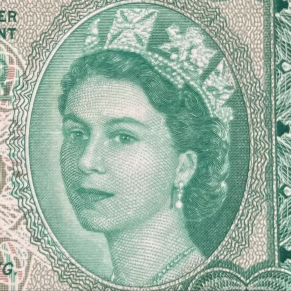 1 Dollar - Elizabeth II, Goverment Of Hongkong(China), 1958, XF+