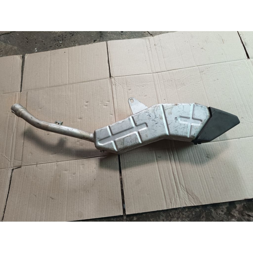 Knalpot Kawasaki KLX 140 Original Leheran Silincer Sylincer knalpot KLX 140 Ori