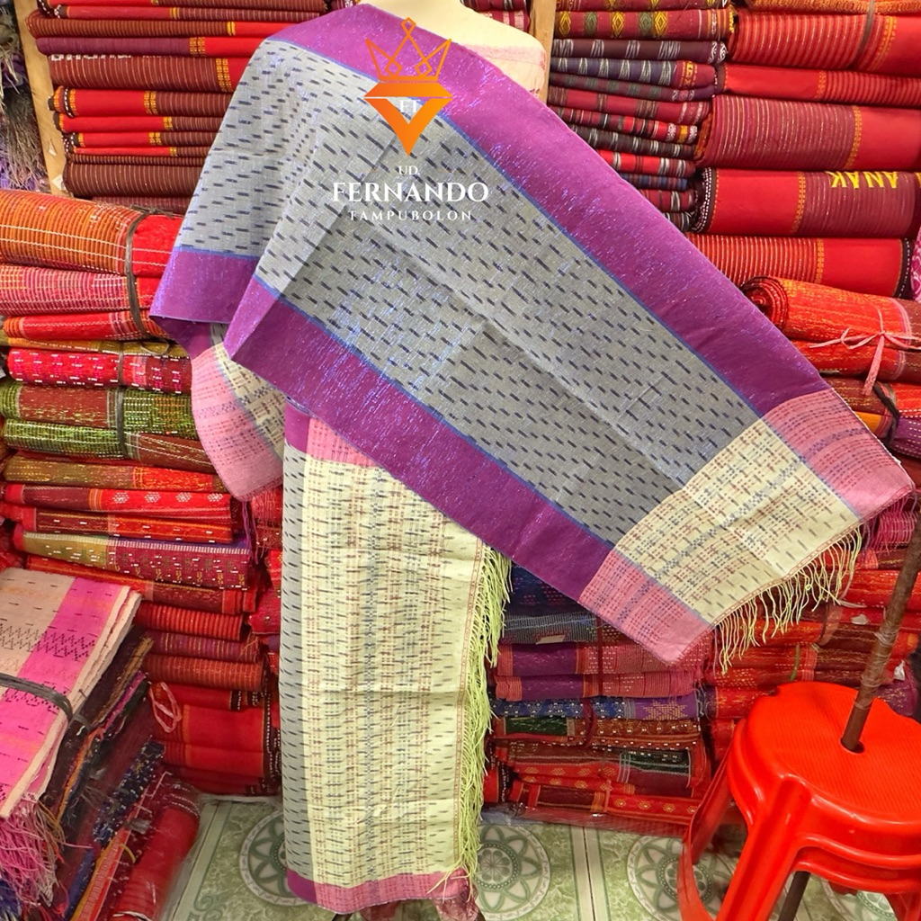 Rok Motif Songket Pertab Sitalasari Siantar Premium Kain Tenun Asli Tangan Pakaian Tradisional Konda