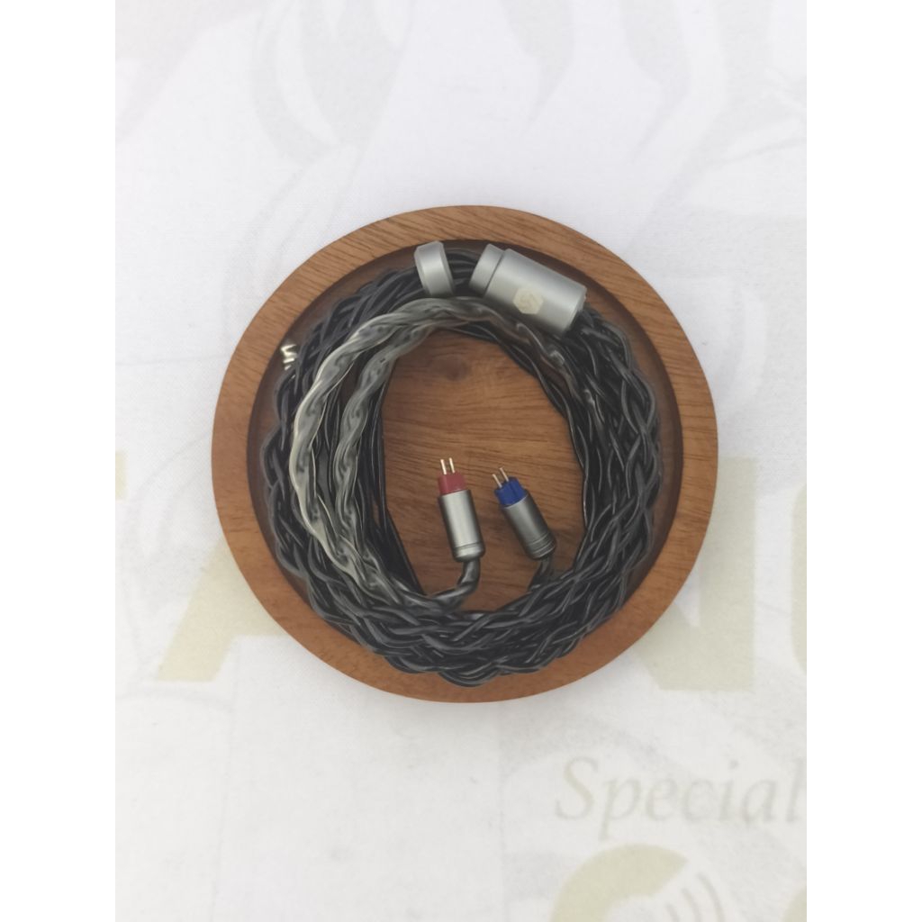 [BEKAS] VJC Prabu 4.4mm Rhodium Recable ONEZERO SPC OCC 4 Braid