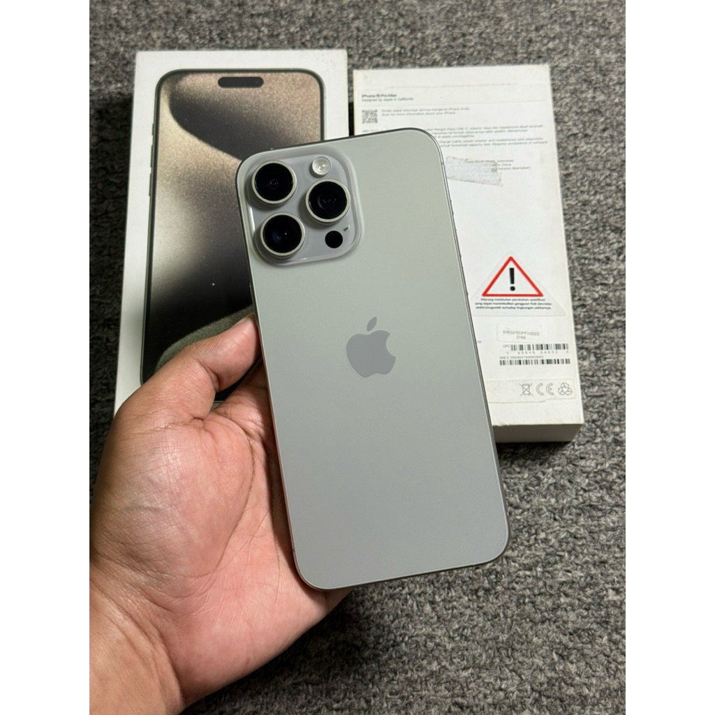 iphone 15 pro max 256gb ibox second fullset original