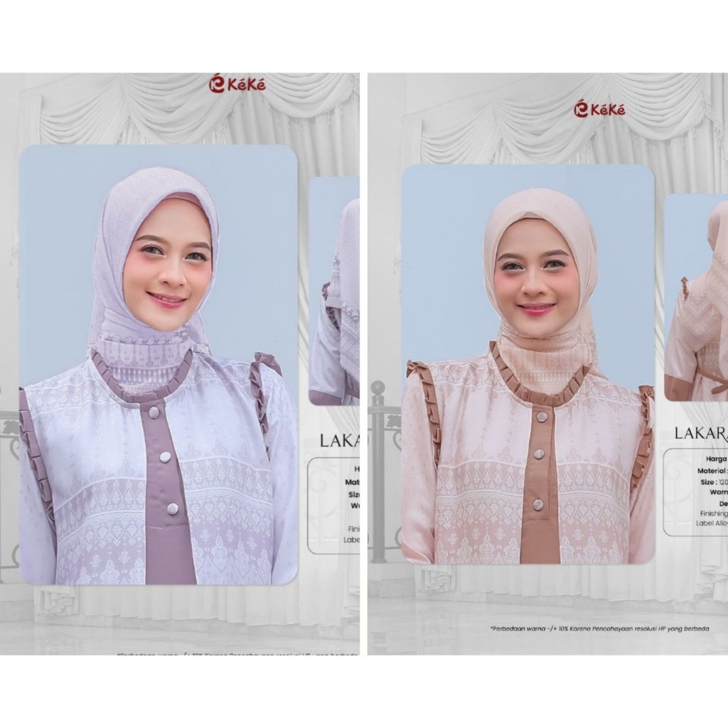 Kerudung Keke Hijab Lakara Scraf