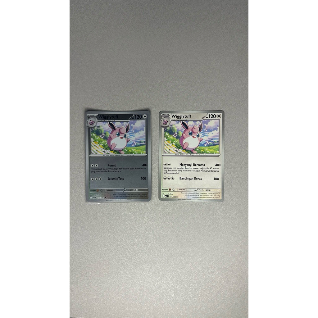 Wigglytuff TCG Pokemon ID/English Holo