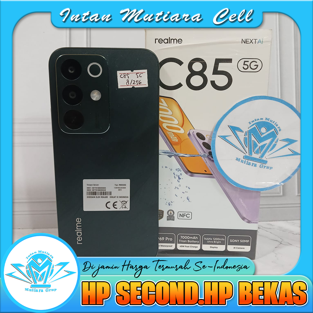 Realme C85 4G | 5G Ram 8/256GB I Ram 8/256GB & Ram 6/128GB (SECOND)