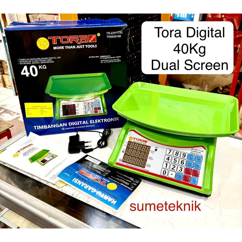 Timbangan Digital 40KG Tora Hijau Digital Scale Tora 40KG / Timbangan Digital Tora 30KG 2in1