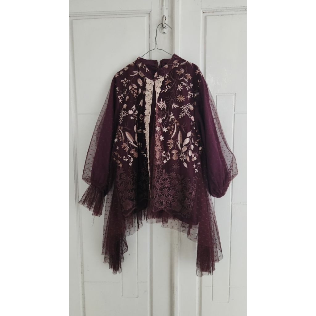 Tunik Atasan Burgundy